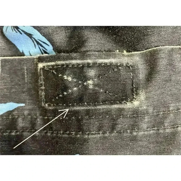 Old Navy Swim Trunks‎ Mesh Lined Men’s XL Blue Floral Beach Summer Wear See Note - Picture 8 of 8